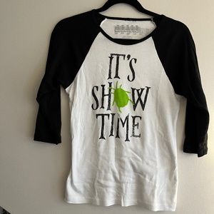 EUC: Beetlejuice Broadway Women's Fitted Showtime Raglan: Size Medium